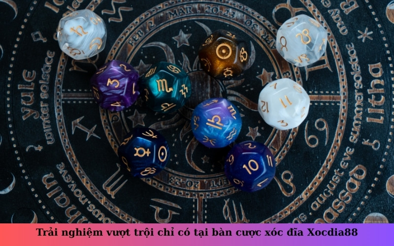 Trải nghiệm vượt trội chỉ có tại bàn cược xóc đĩa Xocdia88